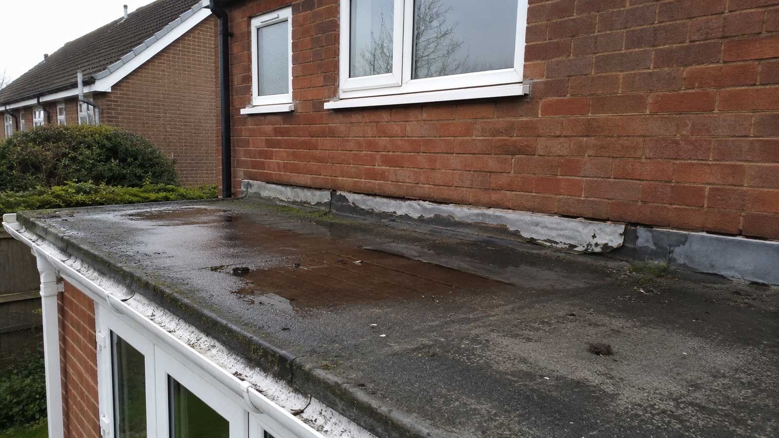 Illustration relating to extension roof leak repairs in blackburn