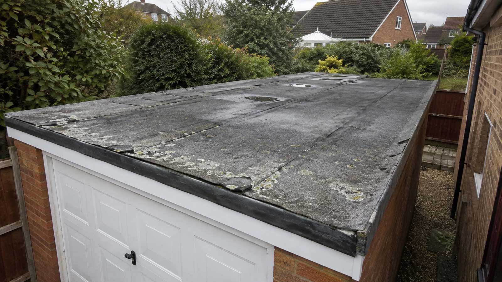 Illustration relating to roof leaks around solar panels in blackburn
