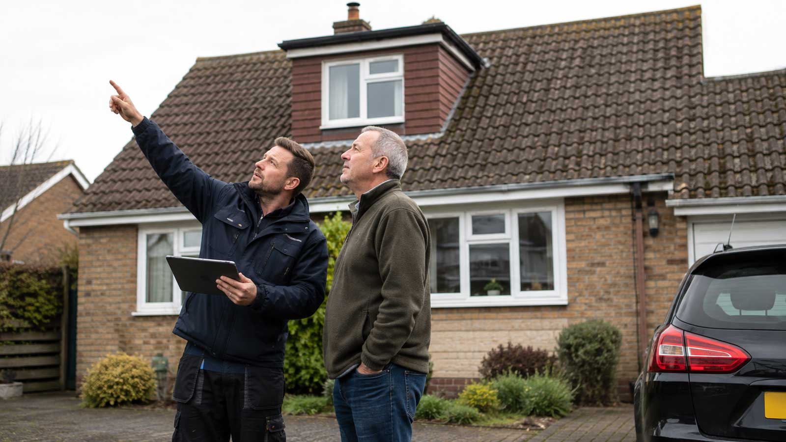 Illustration relating to getting a roof repair quote in blackburn