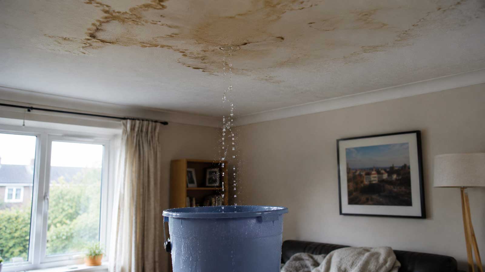 Illustration relating to roof still leaking after a repair in blackburn